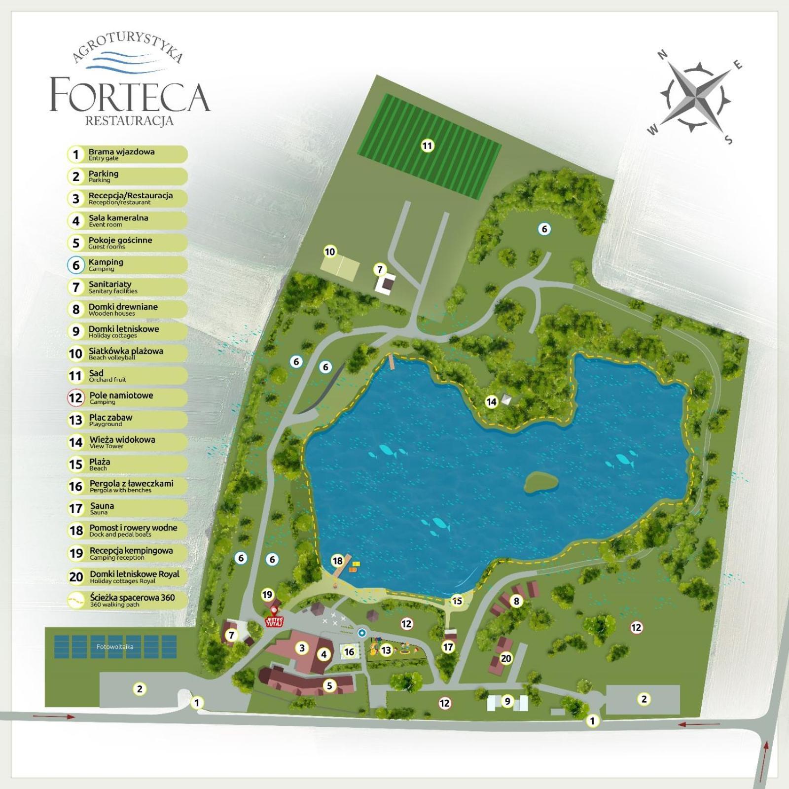 Forteca, Pokoje Goscinne Nad Stawem Dzierżoniów Екстериор снимка
